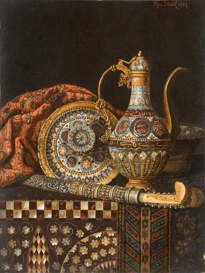 Still Life With Coffee Pot And Yataghan