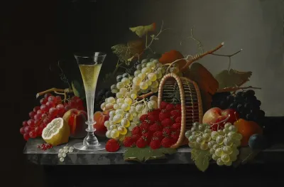 Still Life With Fruit And Champagne 4