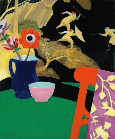 Still Life With Lacquer Screen