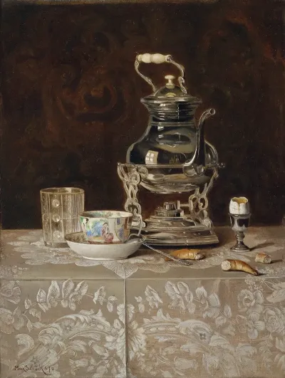 Stillleben Mit Samovar