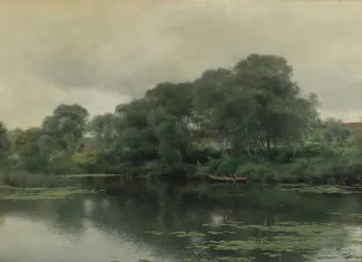 Stillness On A Lily Pond