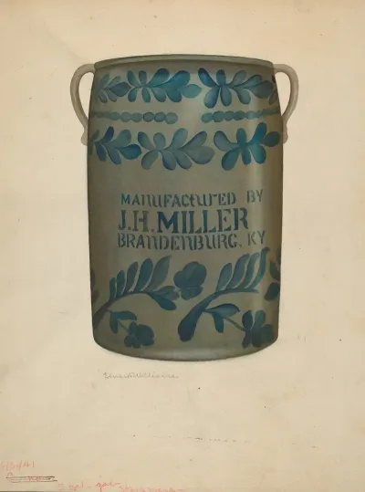 Stoneware Jar 25