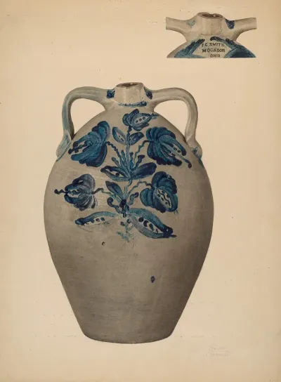 Stoneware Jar 34