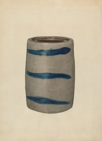 Stoneware Jar 36