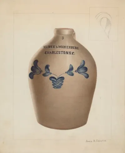 Stoneware Jug 6