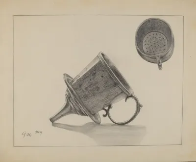 Strainer With Funnel