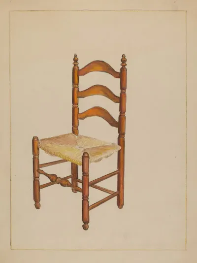Straw Bottom Chair