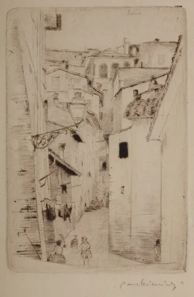Street In Siena Ii