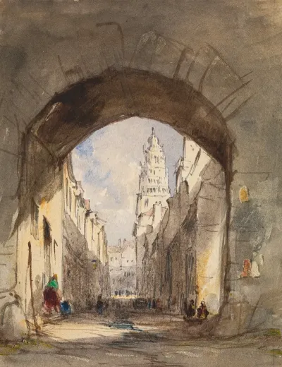 Street Scene In Calais