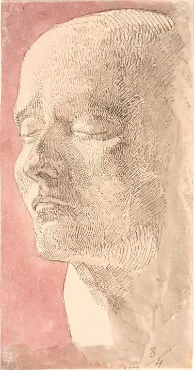 Studie Efter Napoleons Dodsmaske 2