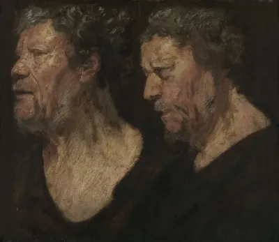 Studies Of The Head Of Abraham Grapheus