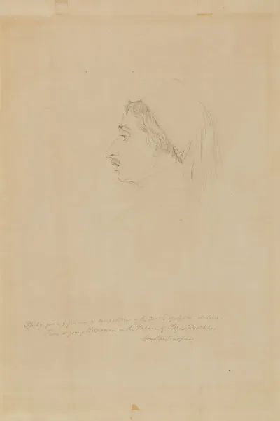 Study For A Figure In A Composition Of The Death Of Sultan Selim