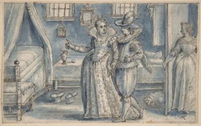 Study For An Engraving In The Hortus Voluptatum
