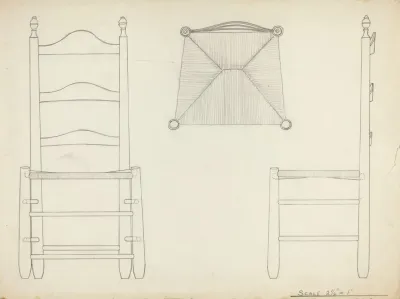 Study For Drawing Of Chair