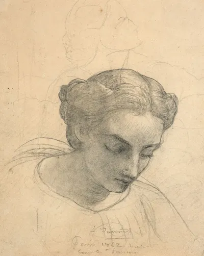 Study For Le Christ Presentant Lhostie Et Le Calice