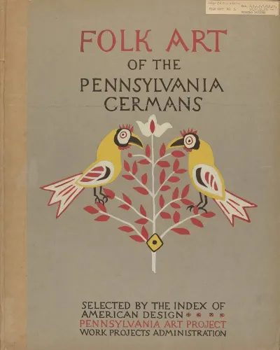 Study For Portfolio Cover Folk Art Of Rural Pennsylvania