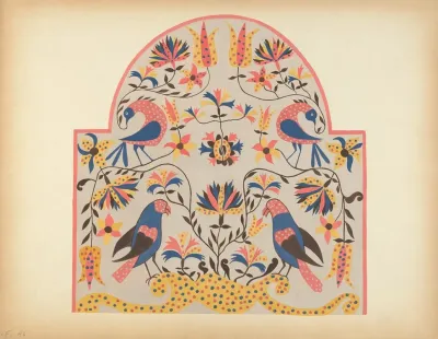 Study For Proposed Portfolio Decorated Chests Of Rural Pennsylvania