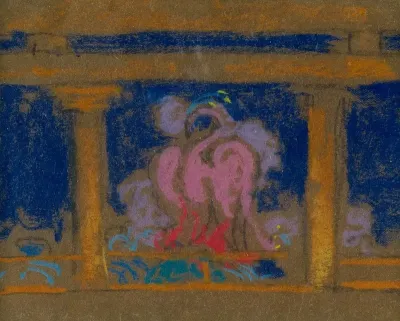Study For Scene In The Daughter Of Heaven Santa Fe 2