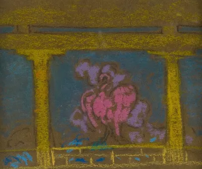 Study For Scene In The Daughter Of Heaven Santa Fe