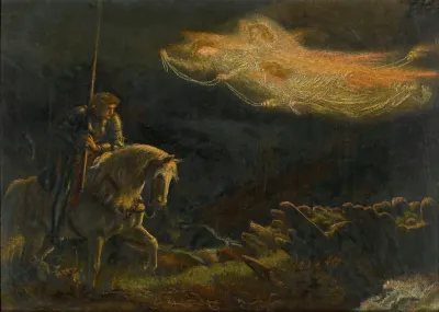 Study For Sir Galahad The Quest For The Holy Grail
