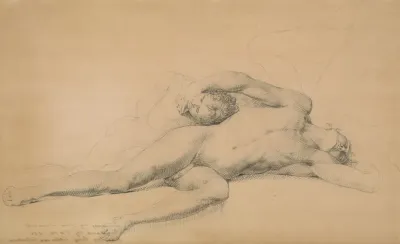 Study For The Death Of General Montgomery In The Attack On Quebec December 31 1775