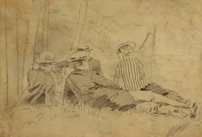 Study For The Fishing Party