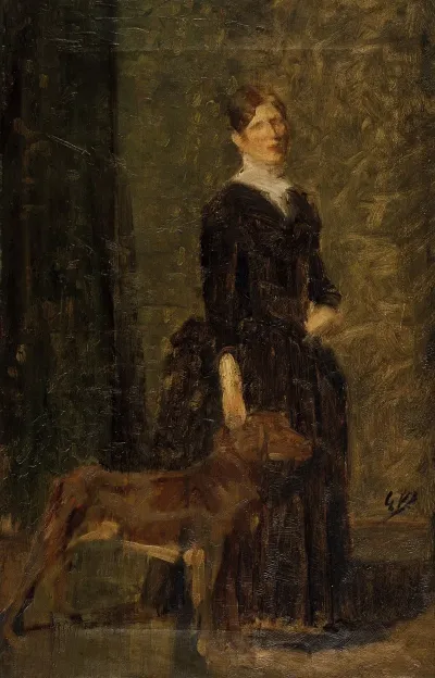 Study For The Portrait Of Marie De Coster The Artists Wife