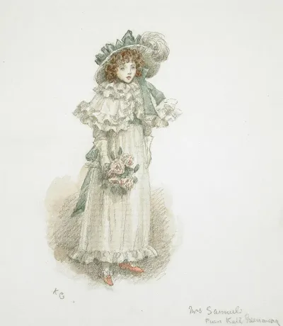 Study Of A Fully Dressed Little Girl