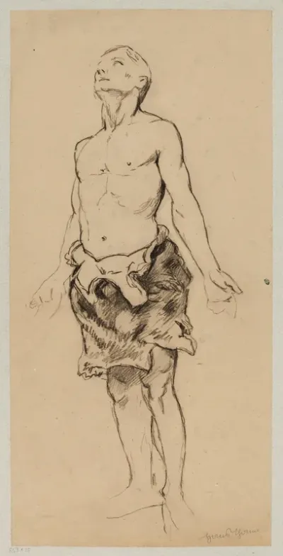 Study Of A Male Figure 3