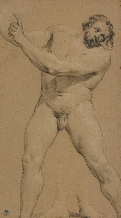 Study Of A Male Nude 4