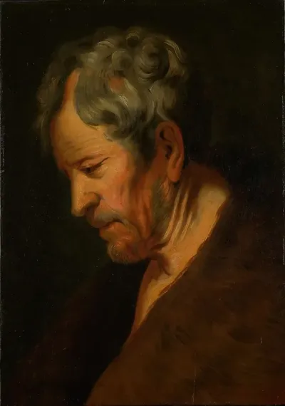 Study Of A Mans Head 2
