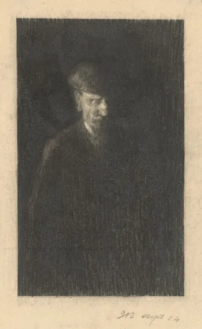 Study Of A Standing Man In A Hat 2