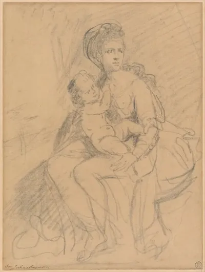 Study Of A Woman And Child 2