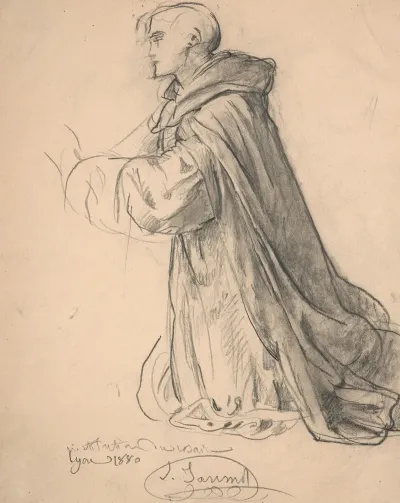 Study Of Saint Dominic For Le Rosaire 2