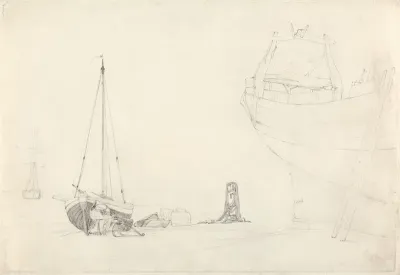 Study Of Small Fishing Vessel On Shore