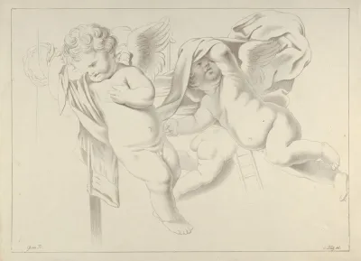 Study Of Three Putti