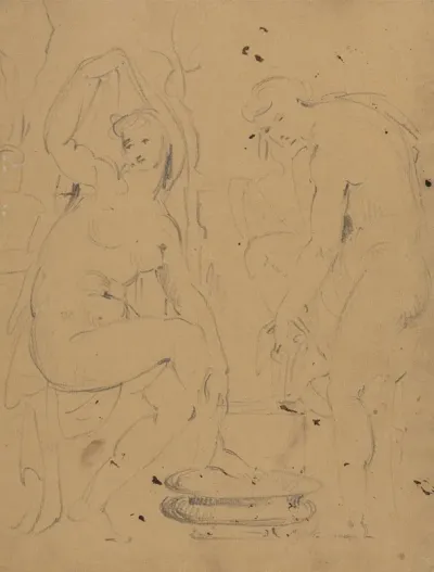 Study Of Women Bathing
