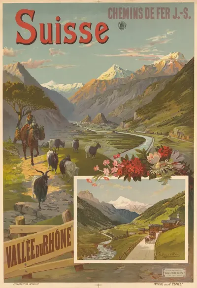Suisse Chemins De Fer J S Vallee Du Rhone