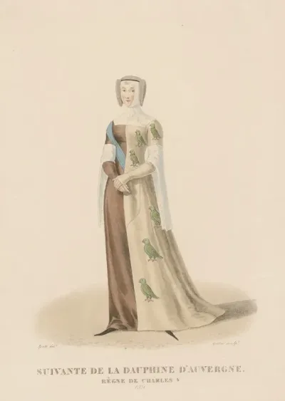 Suivante De La Dauphine Dauvergne Regne De Charles V