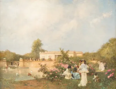 Summer Day In The Palace Garden
