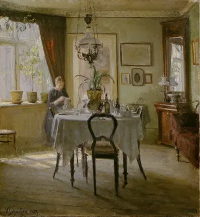 Sunlight In The Dining Room