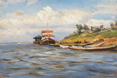 Sunny Day On The Volga