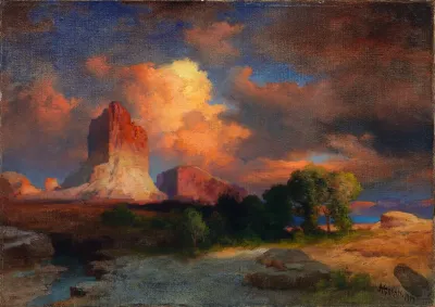 Sunset Cloud Green River Wyoming
