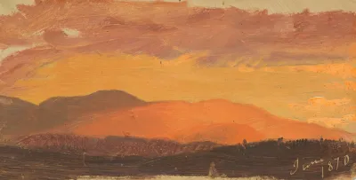 Sunset Hudson Valley