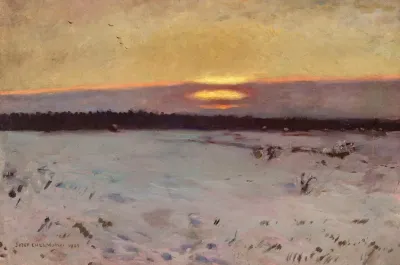 Sunset In Winter 2