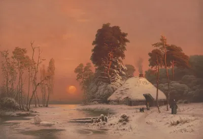 Sunset In Winter 3