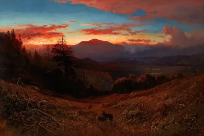 Sunset On Mount Diablo Marin Sunset