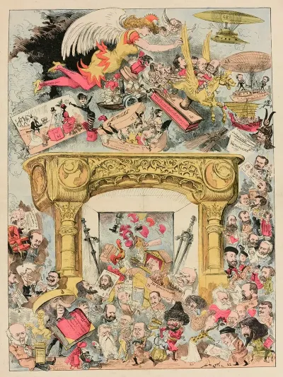 Supplement Pour La Caricature N 261 27 Decembre 1884