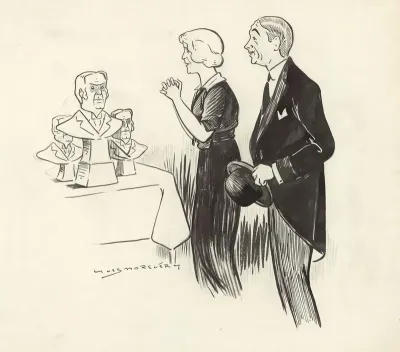 Suzanne Revonne Et Louis Gauthier Dans Le Veau Dor De Lucien Gleize