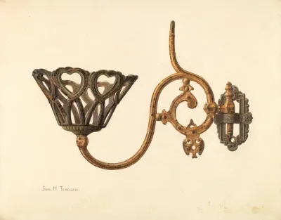 Swinging Lamp Bracket